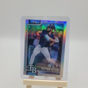 2026 Topps Series 1 Tristan Peters #330 Rainbow Foil Tampa Bay Rays NM